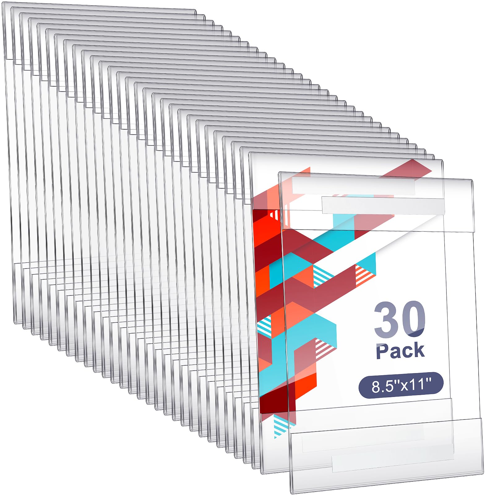 Amazon.com: Kigley 30 Packs Wall Mount Acrylic Sign Holder with