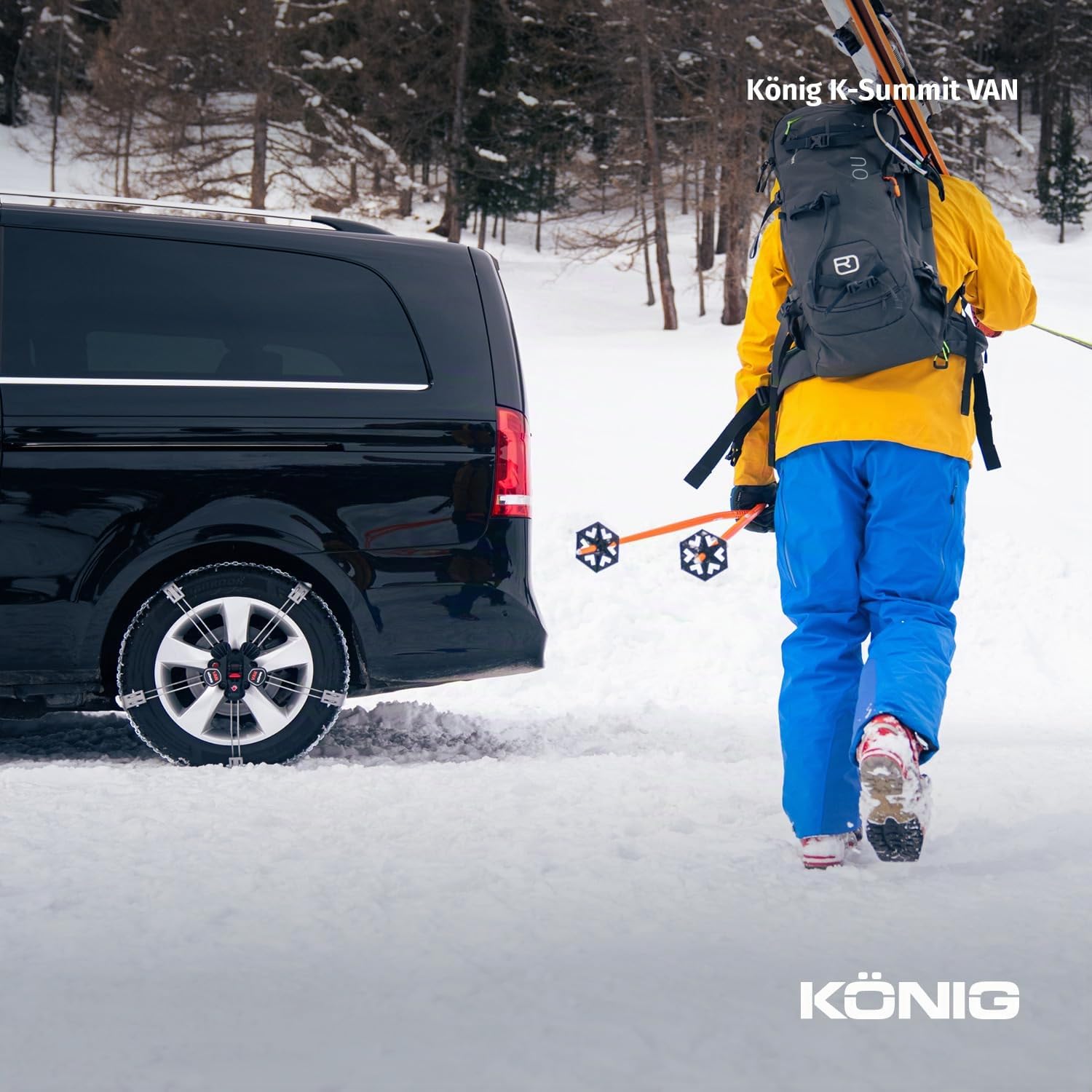 KÖNIG K-Summit VAN K87 - Chaînes à Neige, Set de 2