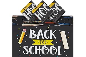 Bulk Plastic Tablecloths for Back to School Classroom Supplies