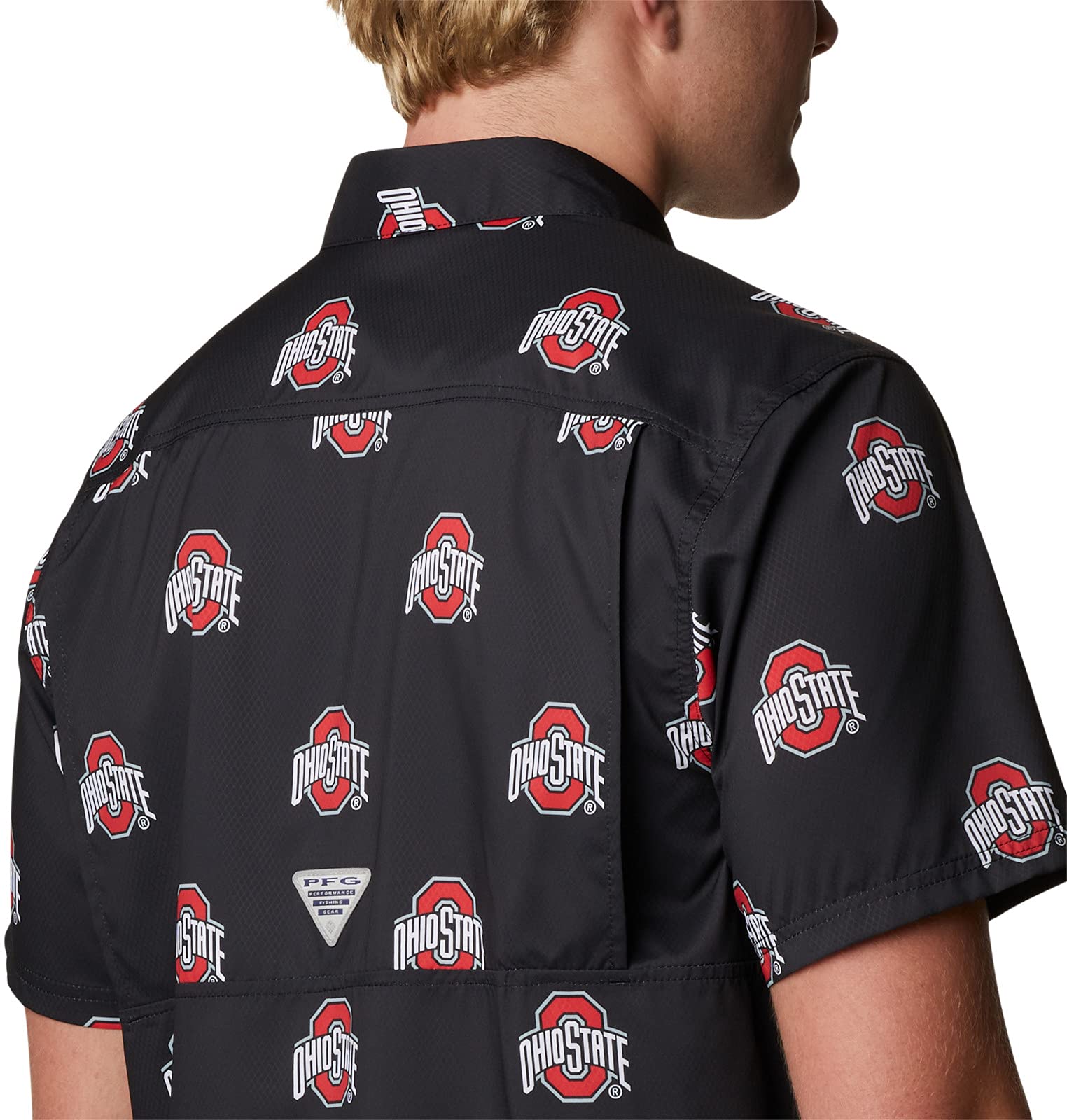 NCAA Collegiate Super Slack Tide Shirt, męska, Collegiate Super Slack Tide Shirt, NC - Collegiate Navy, Small