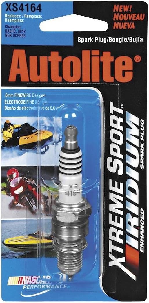 Autolite XS3923 Xtreme Sport Iridium Automotive Replacement Spark Plug, Pack of 1, Fits Select Arctic Cat, BMW, Honda, Model Years