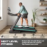 Sportstech Tapis de Course Professionnel pour Maison, 20 km/h, APP | Grande Surface de Course, Inclinaison 16%, jusqu'à 150 kg | LED & 360° Tabletholder | avec 1 an d'App STL Incluse - 2