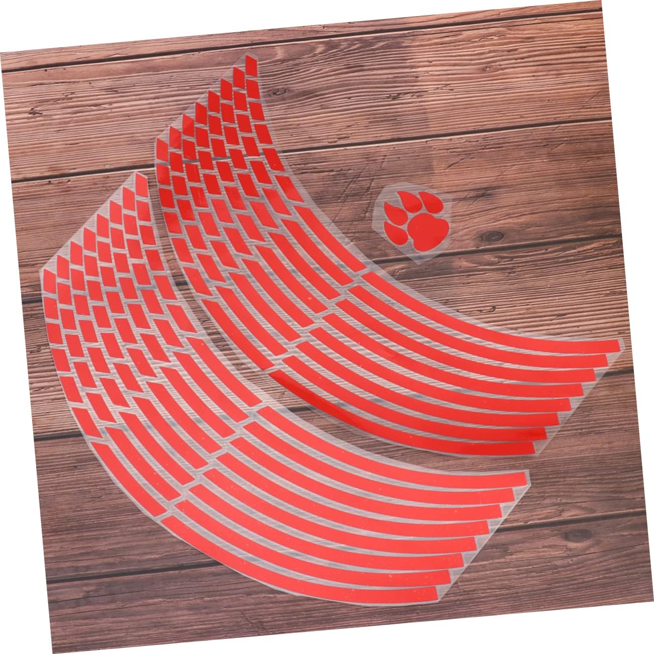 Motorcycle Wheel Rim Sticker Decal Set 2pcs Reflective Wheel decals Stylish Accessory for Bike Enthusiasts