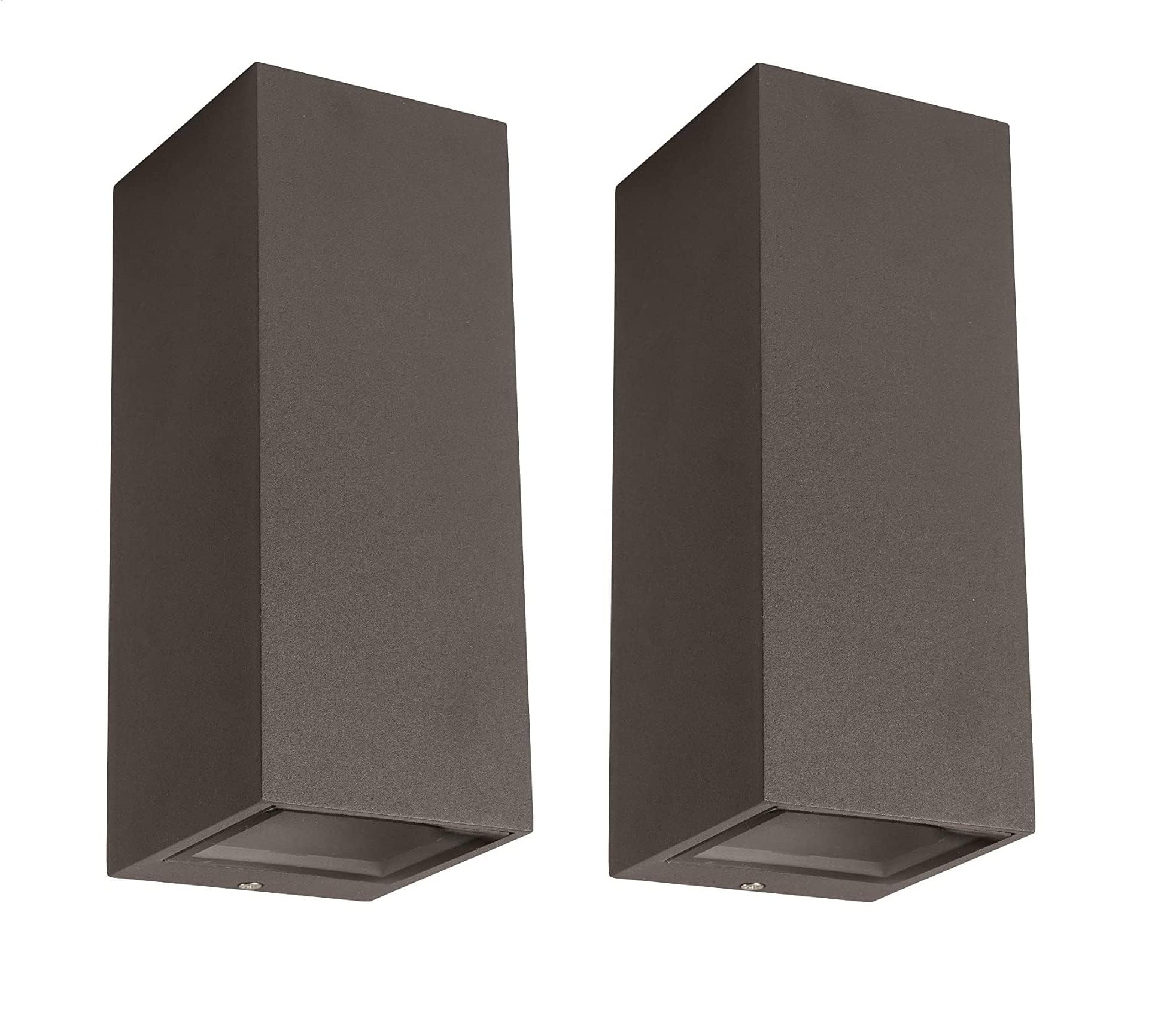 IMPTS LED Wandleuchten 2-tlg. - Up/Down Licht Schwarz IP44 3000K