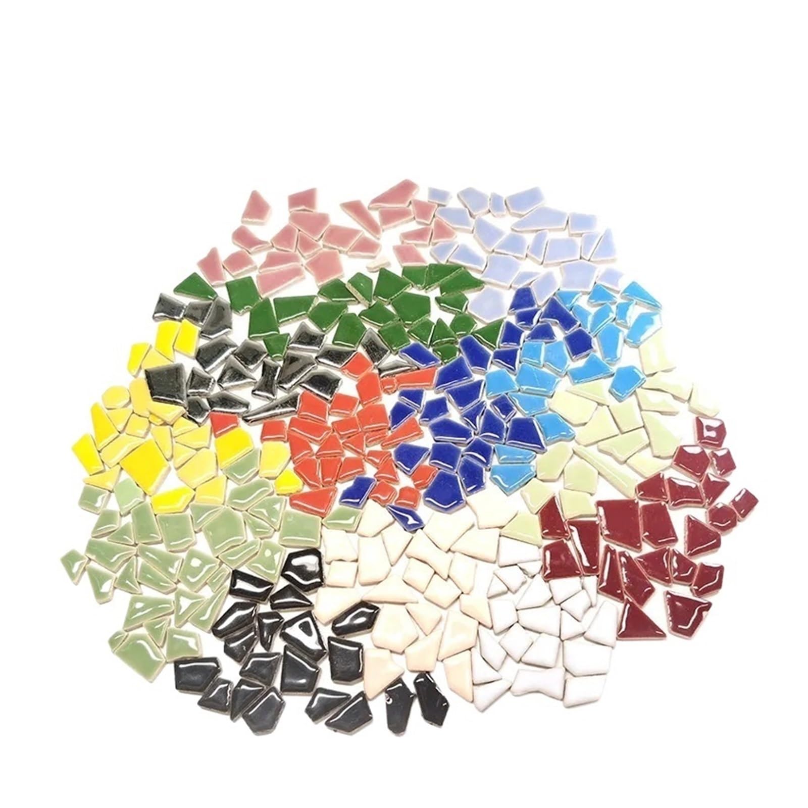 Mosaique Loisir Créatif - Carreaux Porcelaine Orange 100g Pour Bricolage & Artisanat