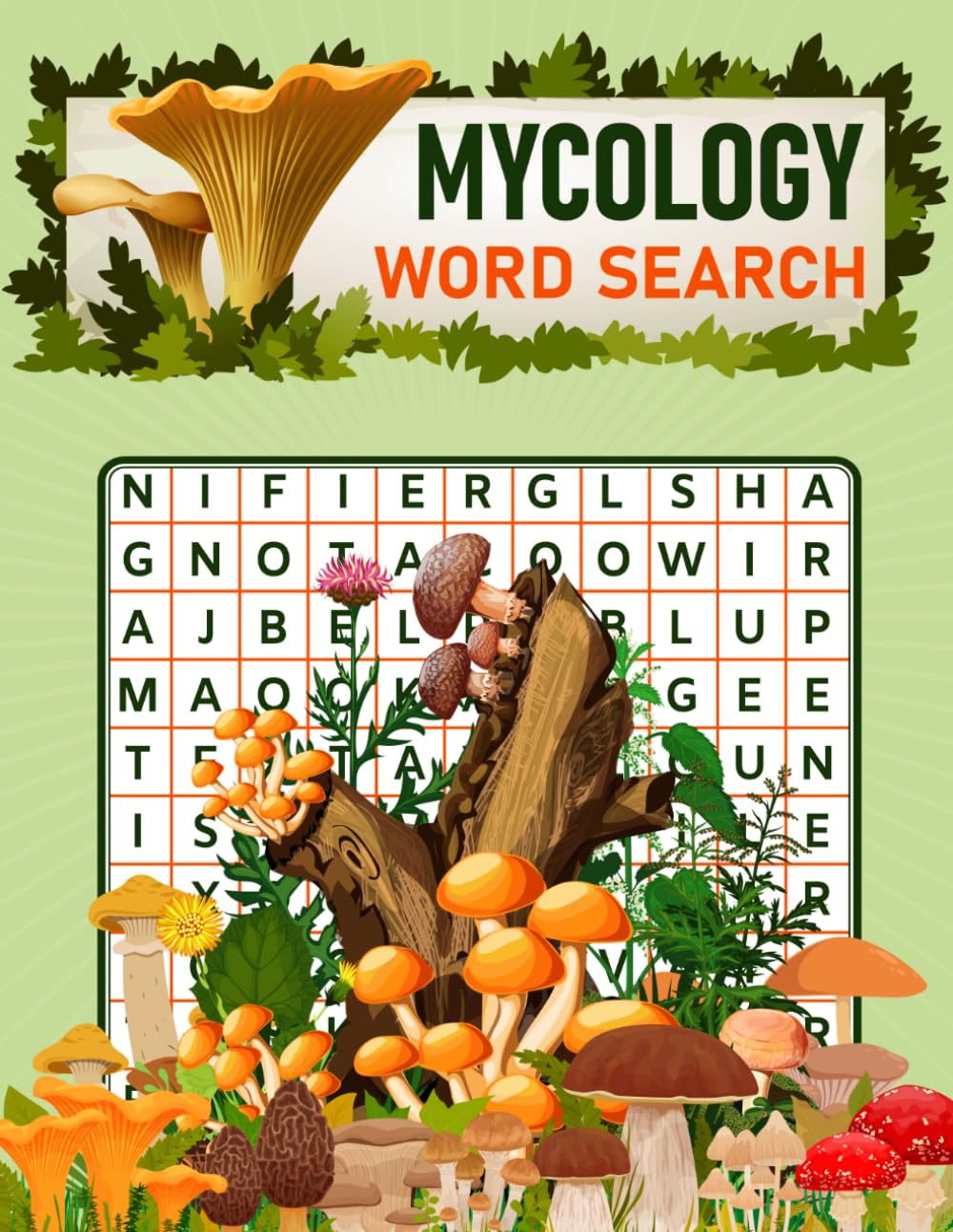 Mycology Word Search: A Puzzle Book with Mycology Related Terms