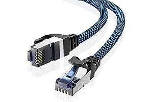 High-Speed 12ft Cat8 Ethernet Cable for Reliable Internet Connectivity