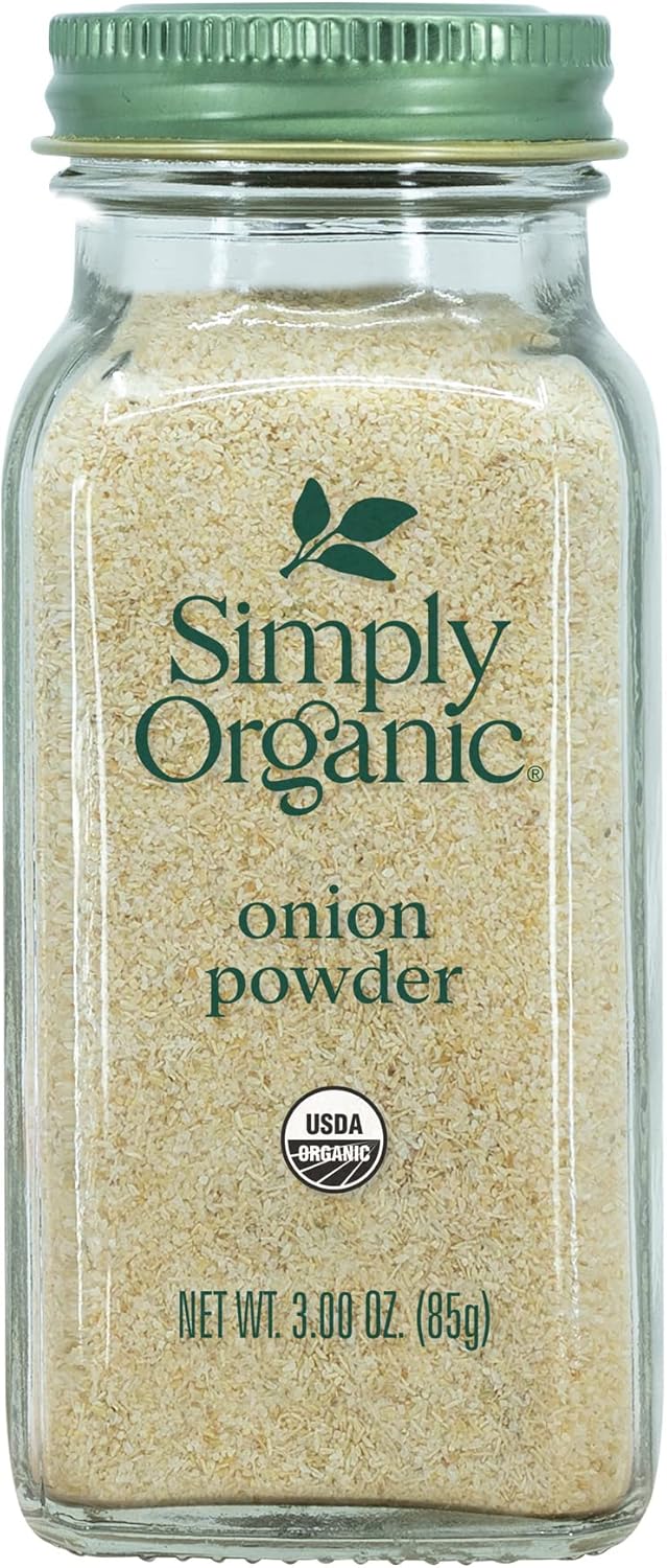 Simply Organic White Onion Powder, Certified Organic | 3 oz | Pack of 4 | Allium cepa