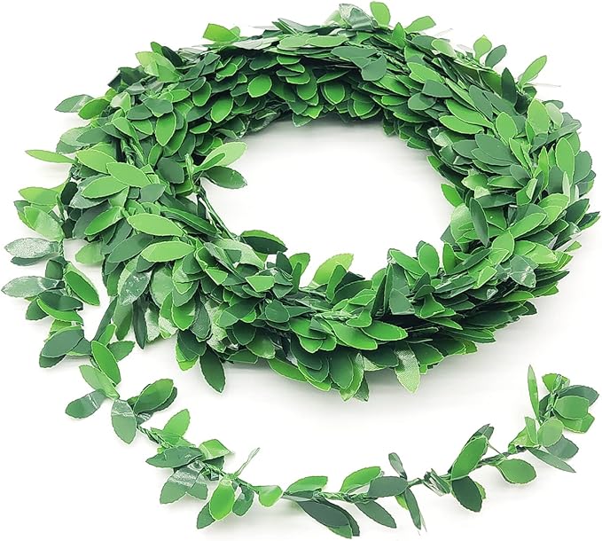 ALLYMAGIC Garland Foliage Green Leaves 7.5m Artificial Flower Vines