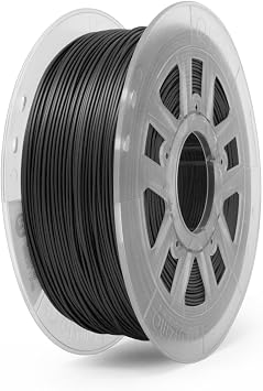 Gizmo Dorks 3mm 2.85mm ABS Filament 1kg / 2.2lb for 3D Printers, Conductive Black