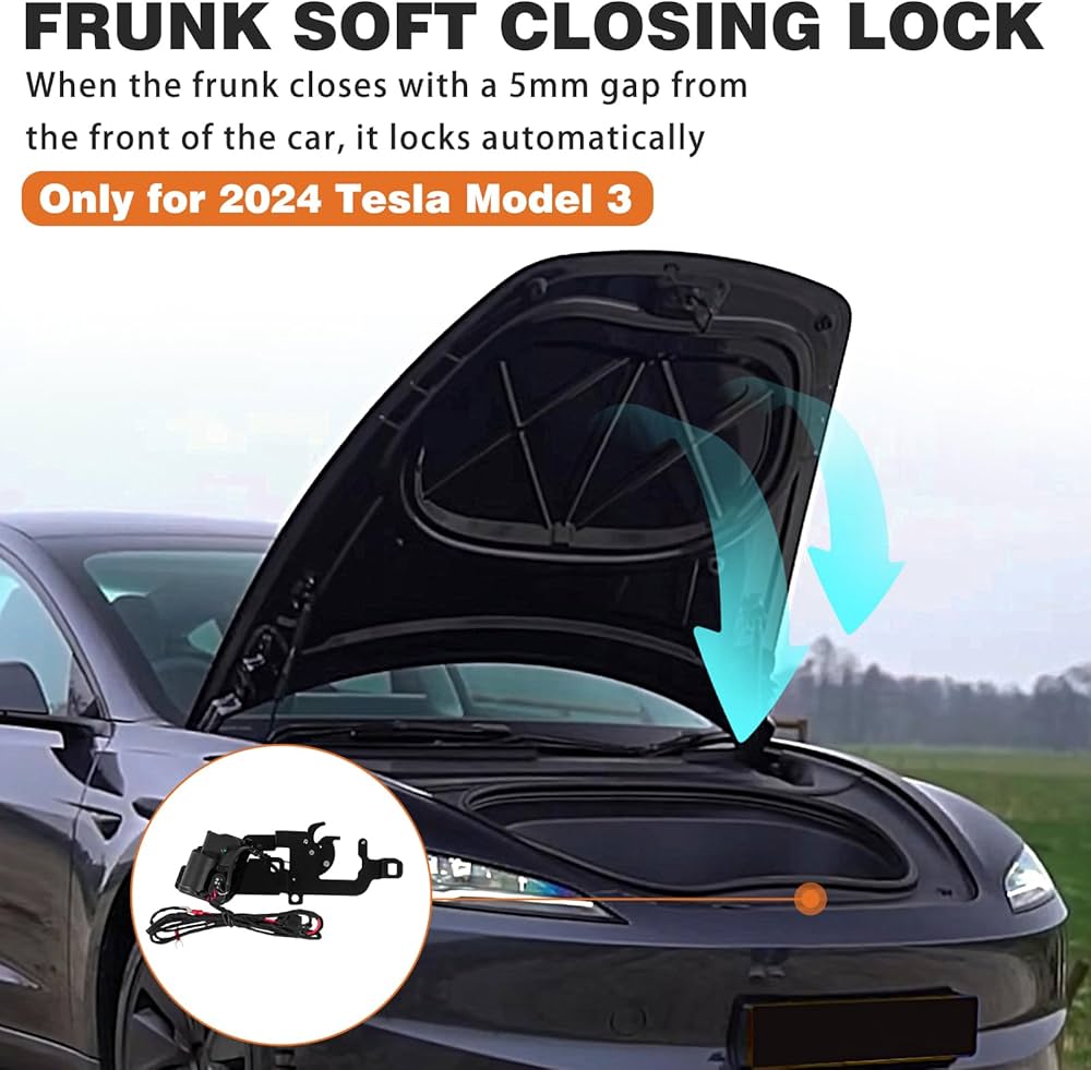 Amazon.co.jp: Qingchijun Power Frunk ソフトクロージングロック