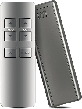 Replacement Remote Control for Beautyrest Serta Motion Essentials III/iSeries Adjustable Bed, Compatible Model JLDK.27.09.12 3rd Gen Gray or iSeries Model