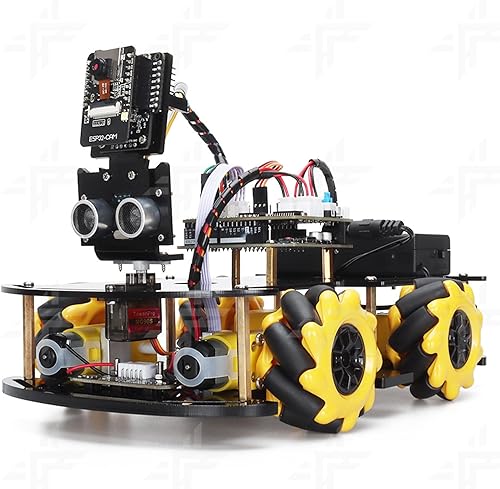 Miniatura 1 de DIGISHUO UNO R3 Project Smart Robot Car Kit con UNO R3, Mecanum Wheel  Función de imagen de transmisión de cámara  Función de control WiFi, etc. Kit