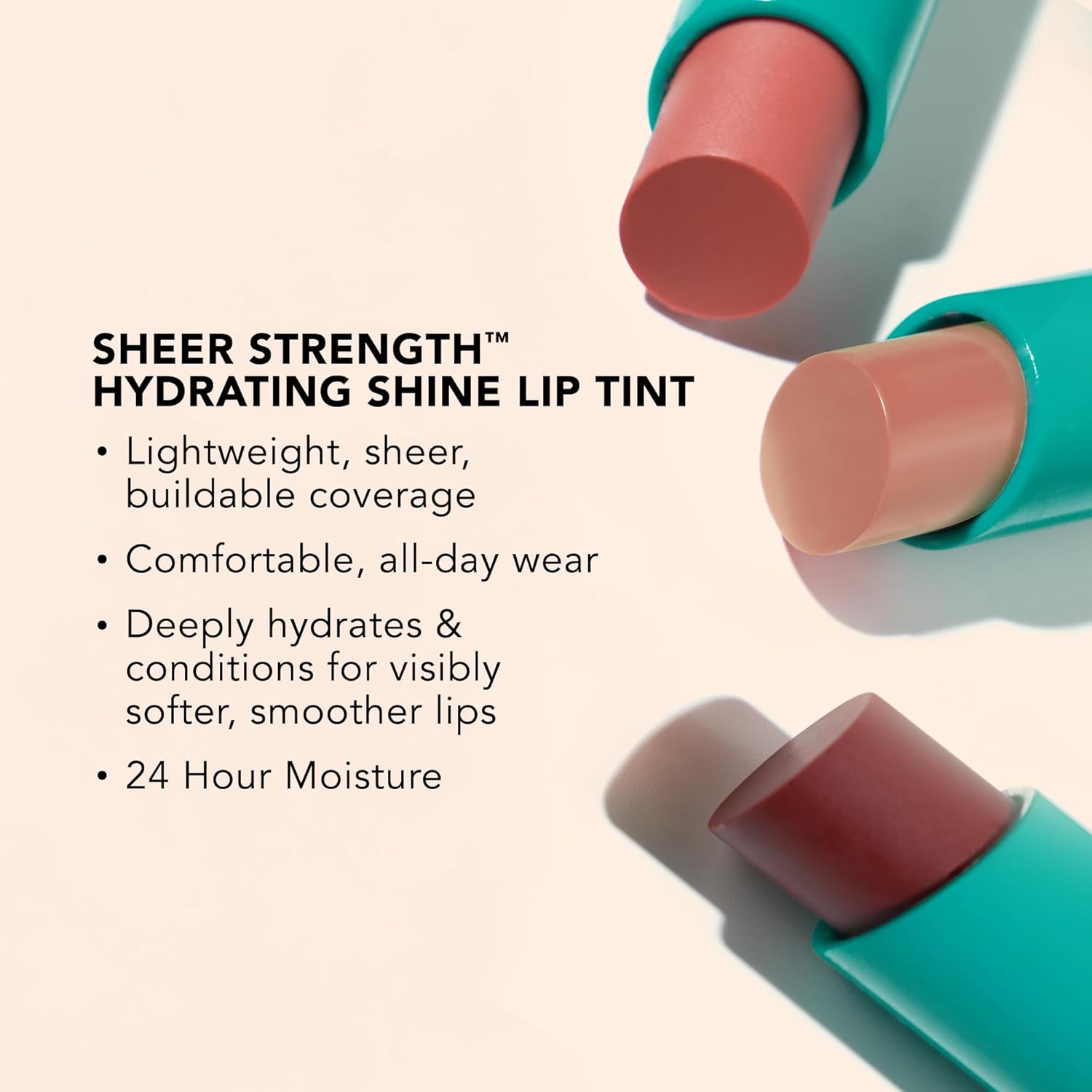 Thrive Causemetics Sheer Strength Hydrating Lip Tint Trio, Makeup Gift Set for Women, Long Lasting Hydration, Lightweight Moisturizing Tinted Lip Cream Formula, 3 Shades, Rowan, Kaisa, Melissa - Image 2