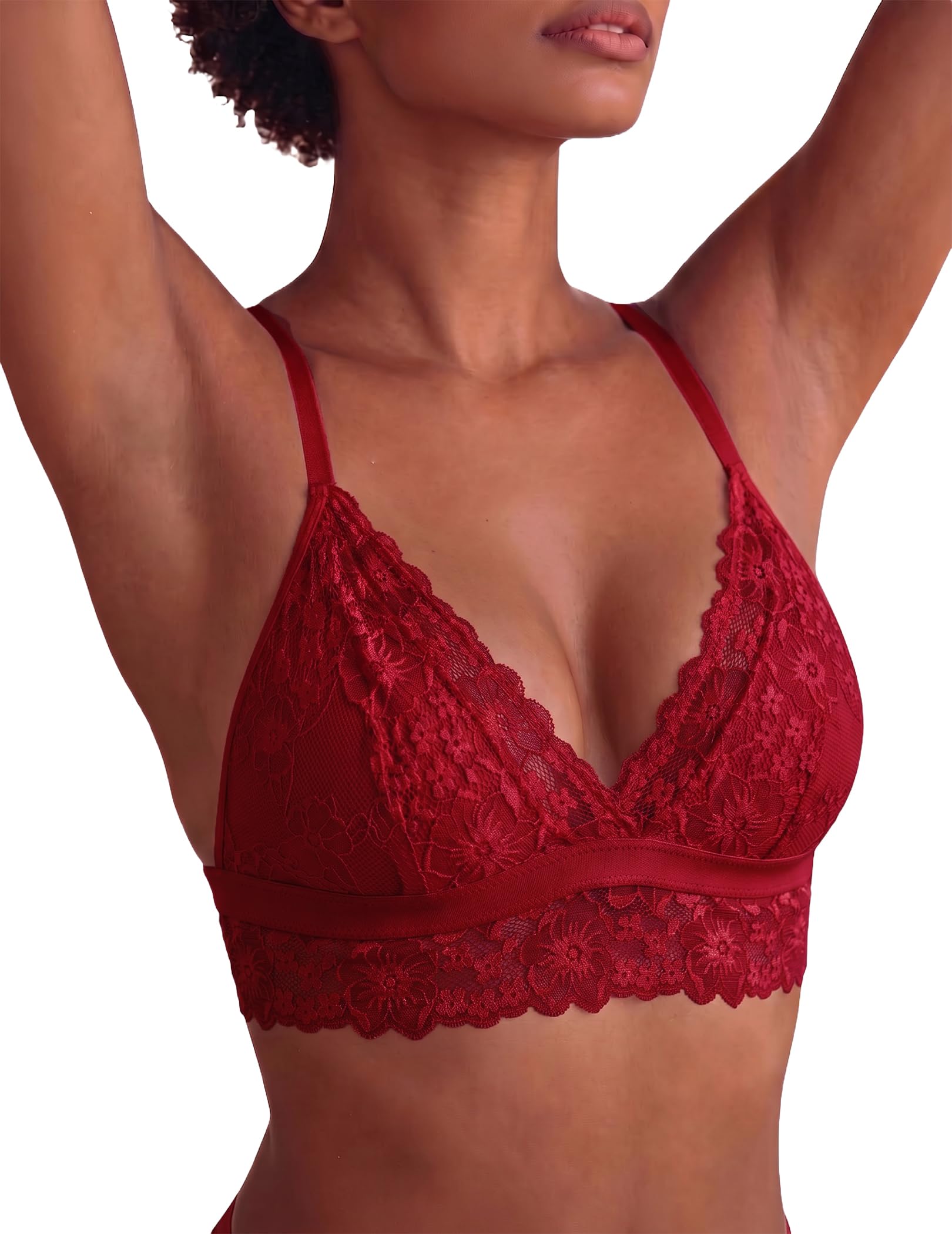 Avidlove Lace Bralette for Women Sexy Wireless Bralettes
