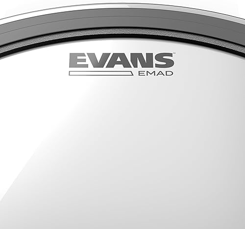 Miniatura 2 de Evans Emad System Bass Drum 1-Ply Construction-20 Drumhead Pack (EBP-20EMADSYS)