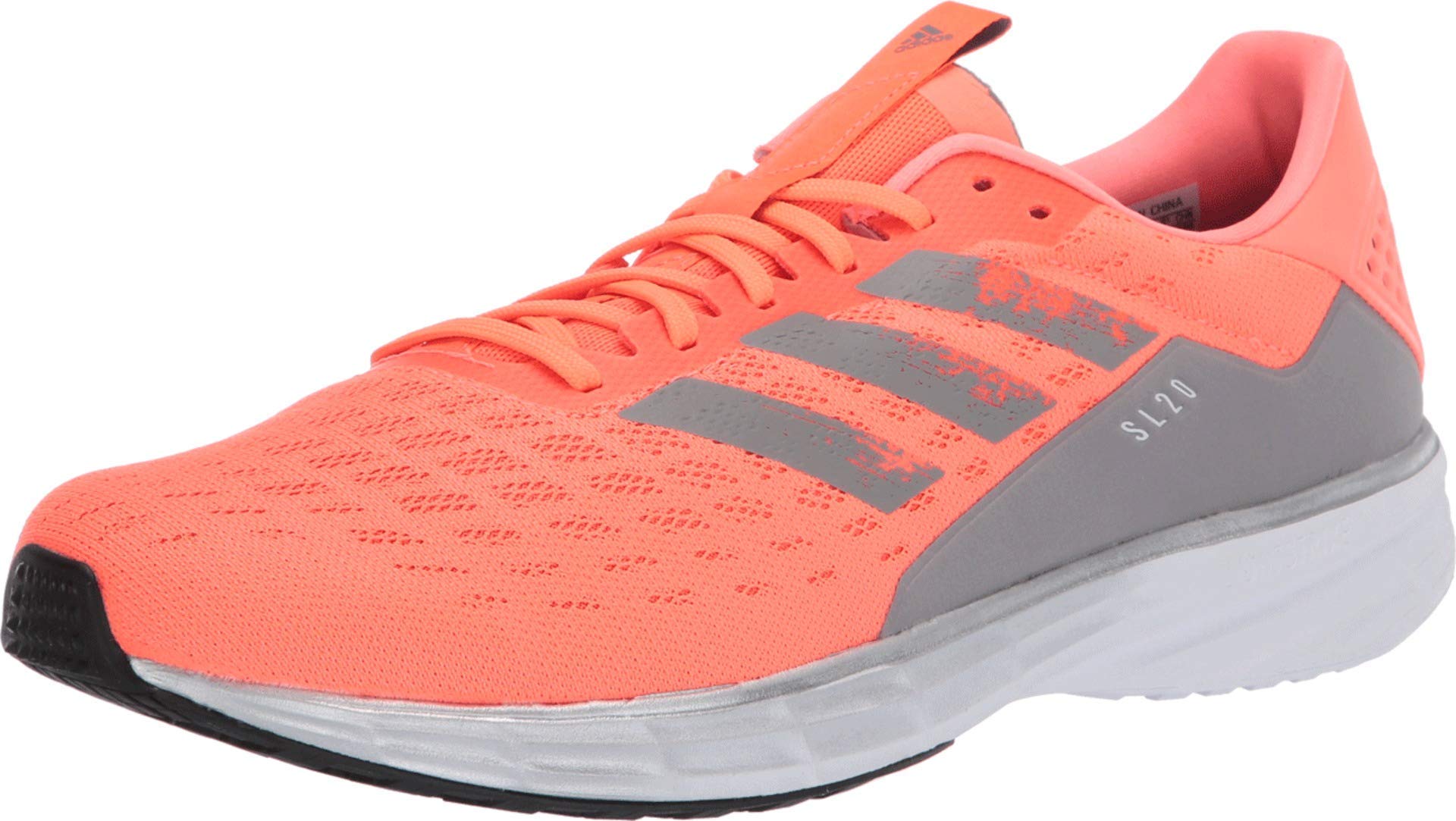Adidas Mens Sl20 Running Shoe Signal Coral Dove Grey Core
