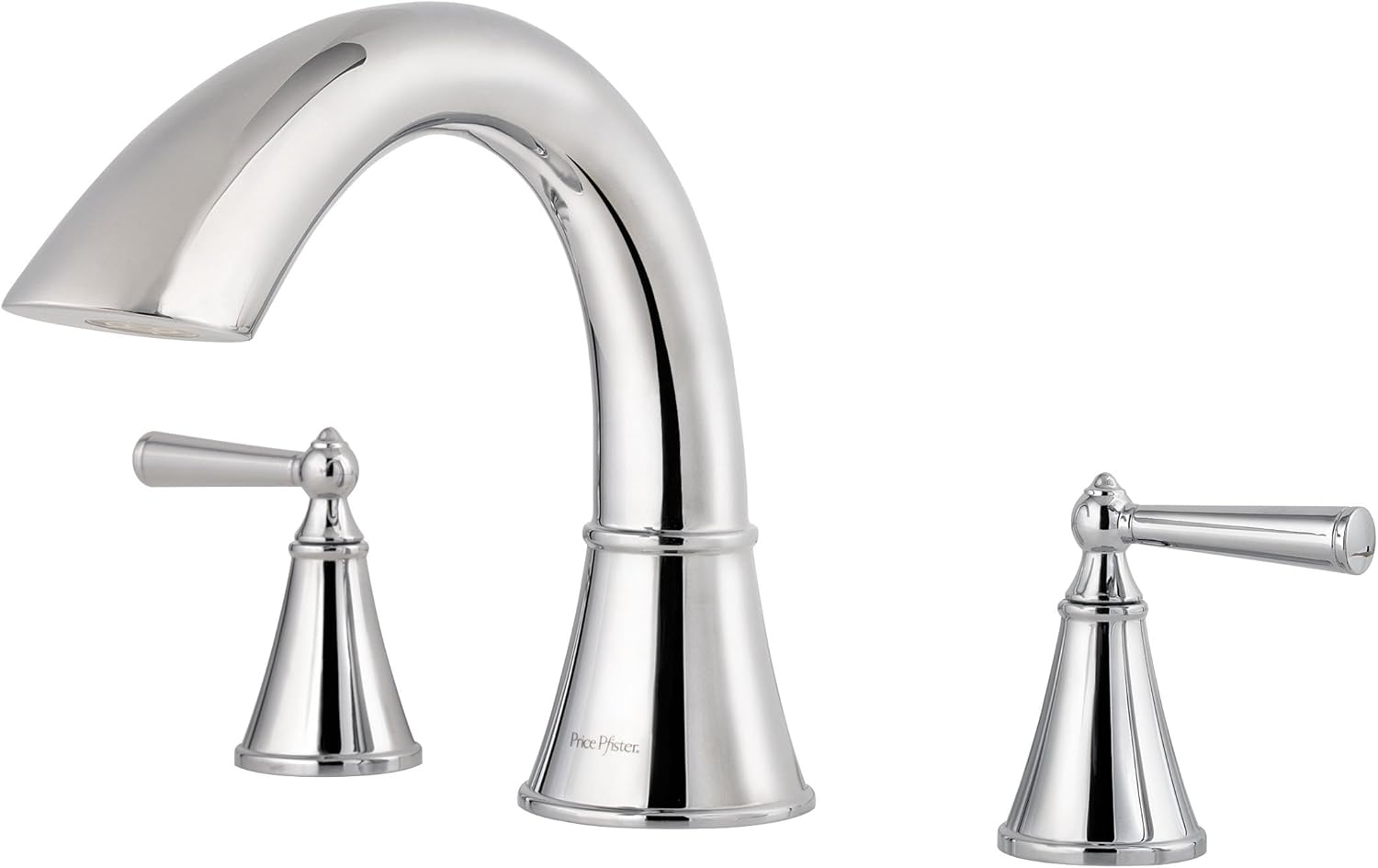 Pfister Saxton 2-Handle Complete Roman Tub Trim Faucet, RT65GLC, Polished Chrome