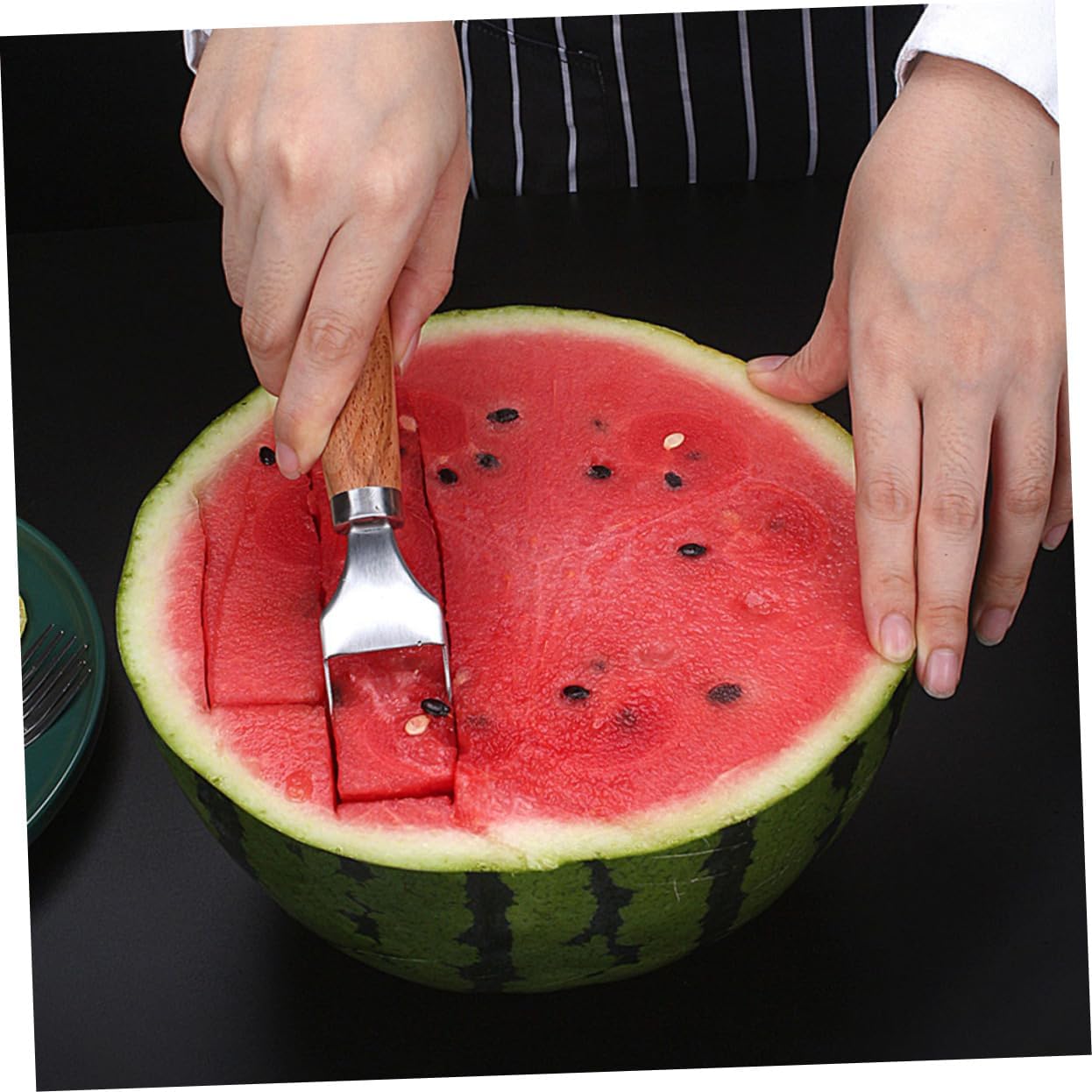 Watermelon Slicer Cutter Tool Stainless Steel for Fruit Cubes