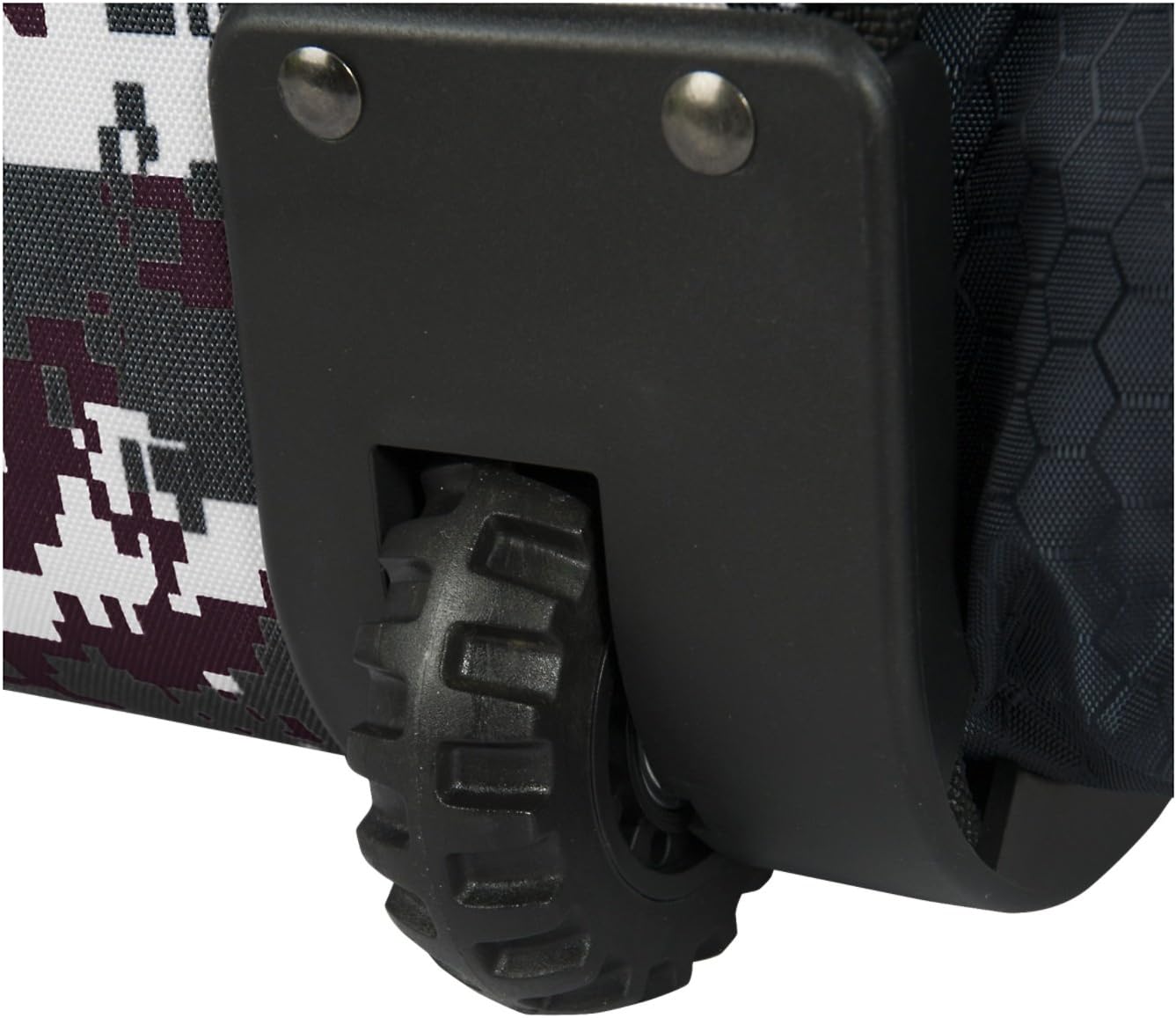Boombah Rolling Superpack Baseball / Softball Gear Bag - 23-1/2" x 13-1/2" x 9-1/2" - Camo Series 20 Colors - Telescopic Handle and Holds 4 Bats - Wheeled Version