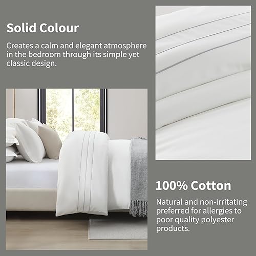 Vista 83 de PERHOM Funda de edredón azul Queen – Funda de edredón de damasco de cachemira tamaño Queen, juego de funda de edredón de 3 piezas, 100% algodón