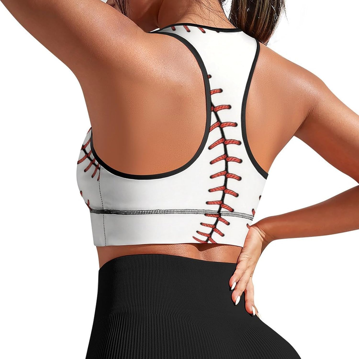 Sports Bras for Women with Removable Pads Yoga Crop Tank Tops Fitness Exercise Workout Running Top