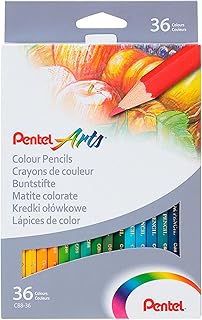 Lápis de cor contínuo Pentel 24 cores