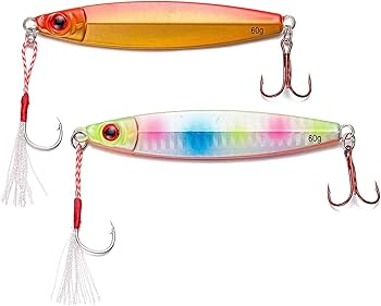 Amazon.co.jp: 【オルルド釣具】メタルジグD 8色セット 6.2cm