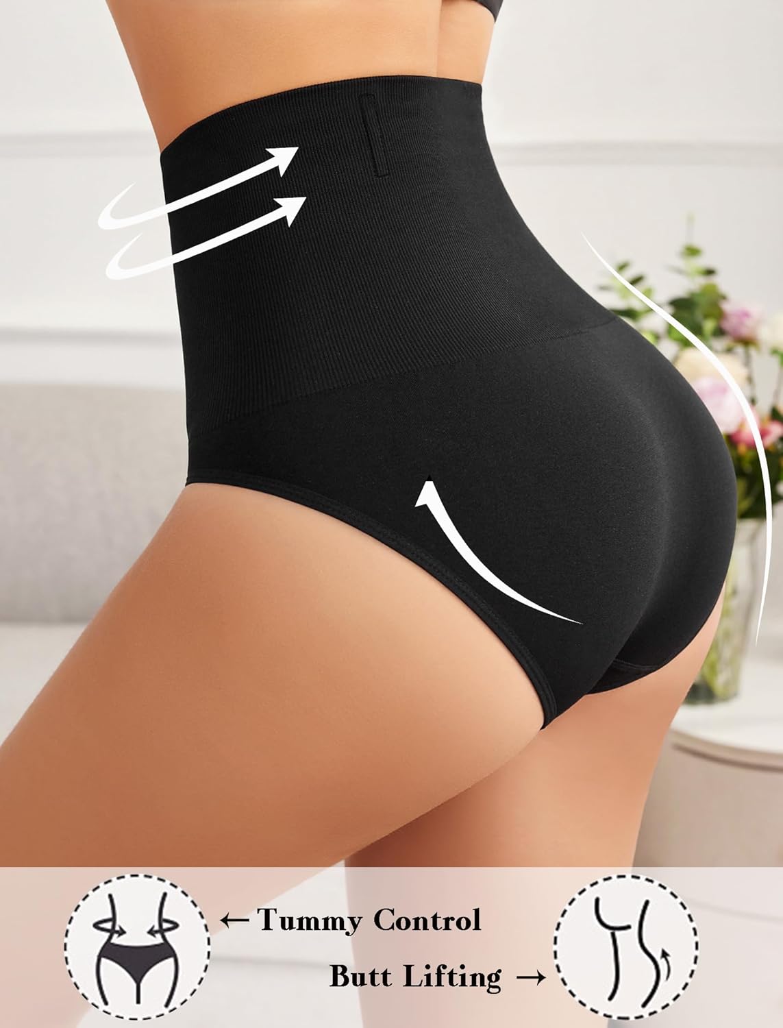 Avidlove Tummy Control Thong Shapewear for Women High Waist Shaping Underwear Seamless Body Shaper Panties - Image 4