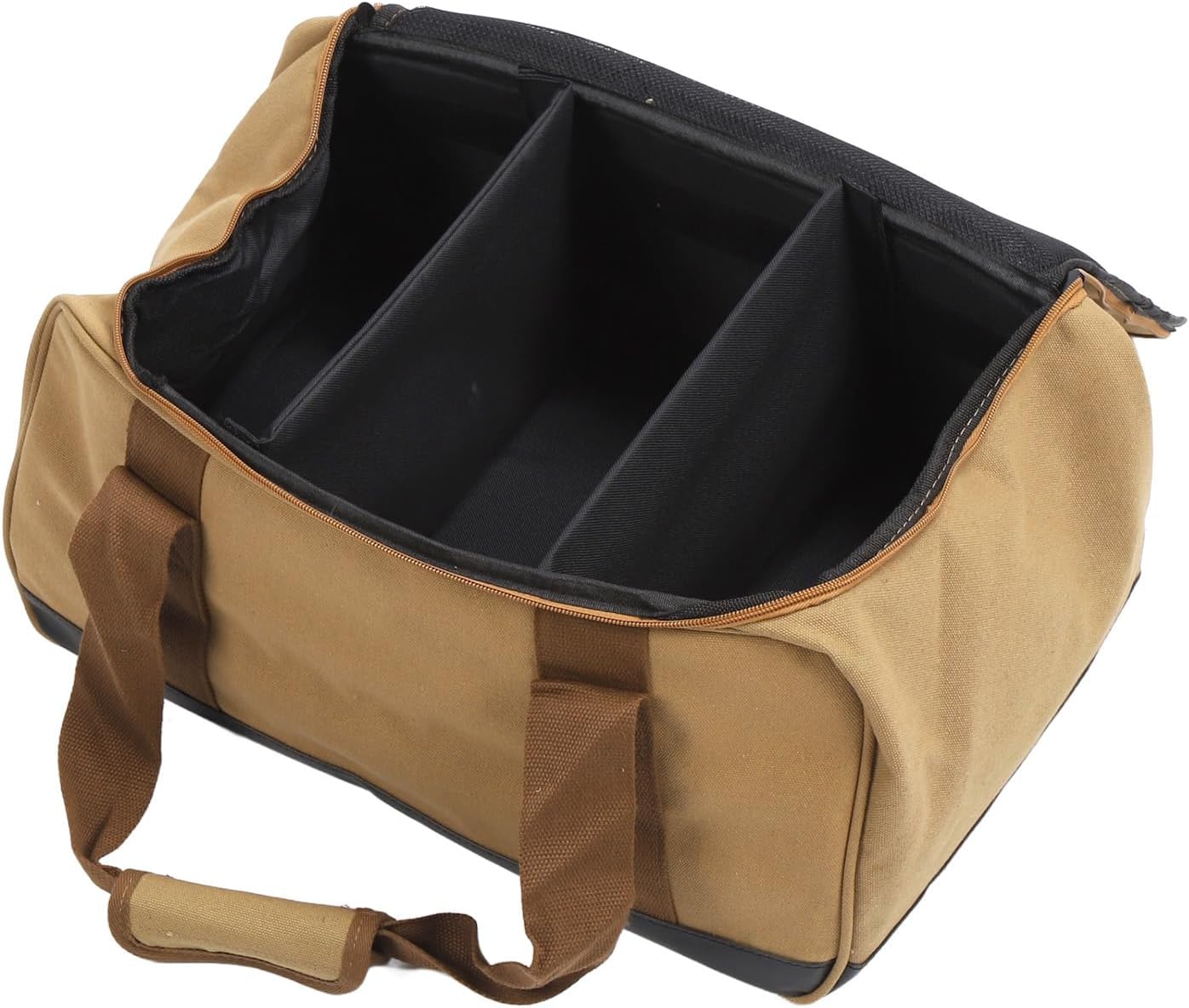 Keenso Camping Storage Bag Multiple Pockets Removable Divider for Camping Hiking Travel, Made of PVC Mesh Fabric