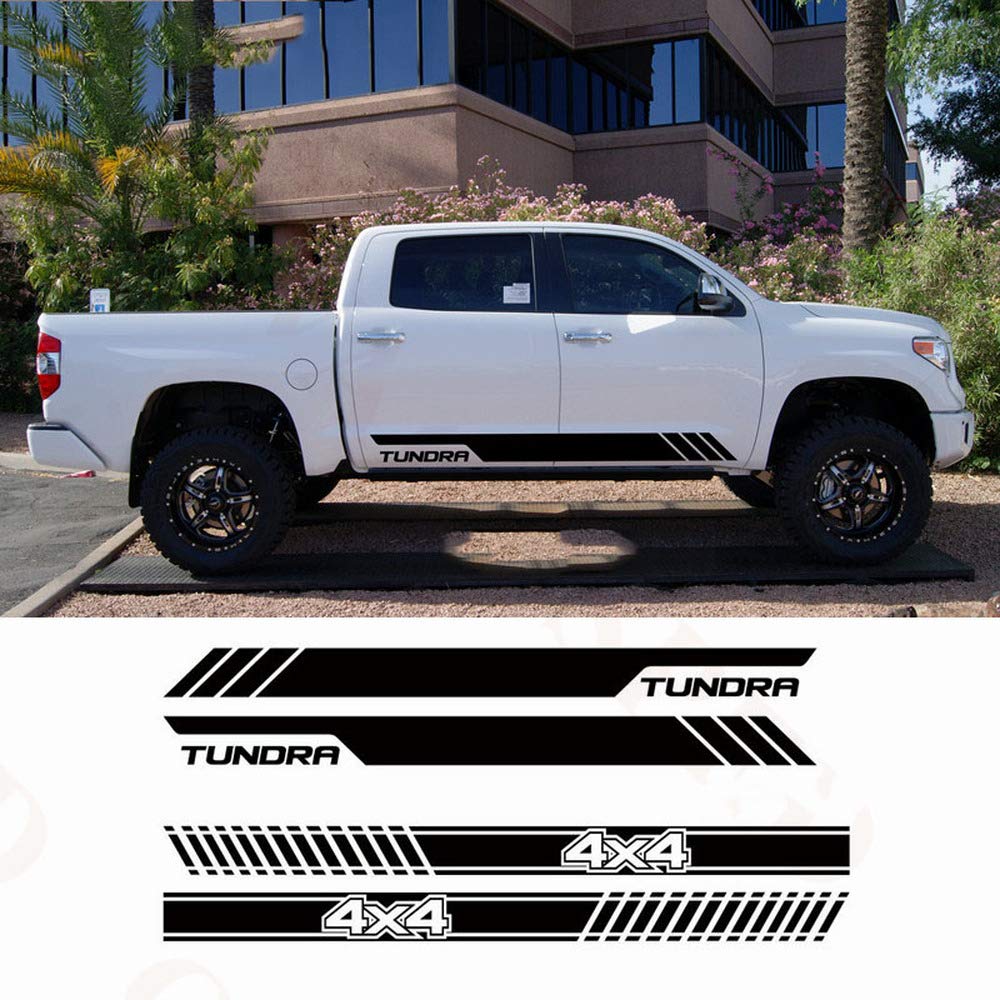 HLLebw Car Stickers Vinyl Decal Graphic,4X4 Off Road, for Toyota Tundra