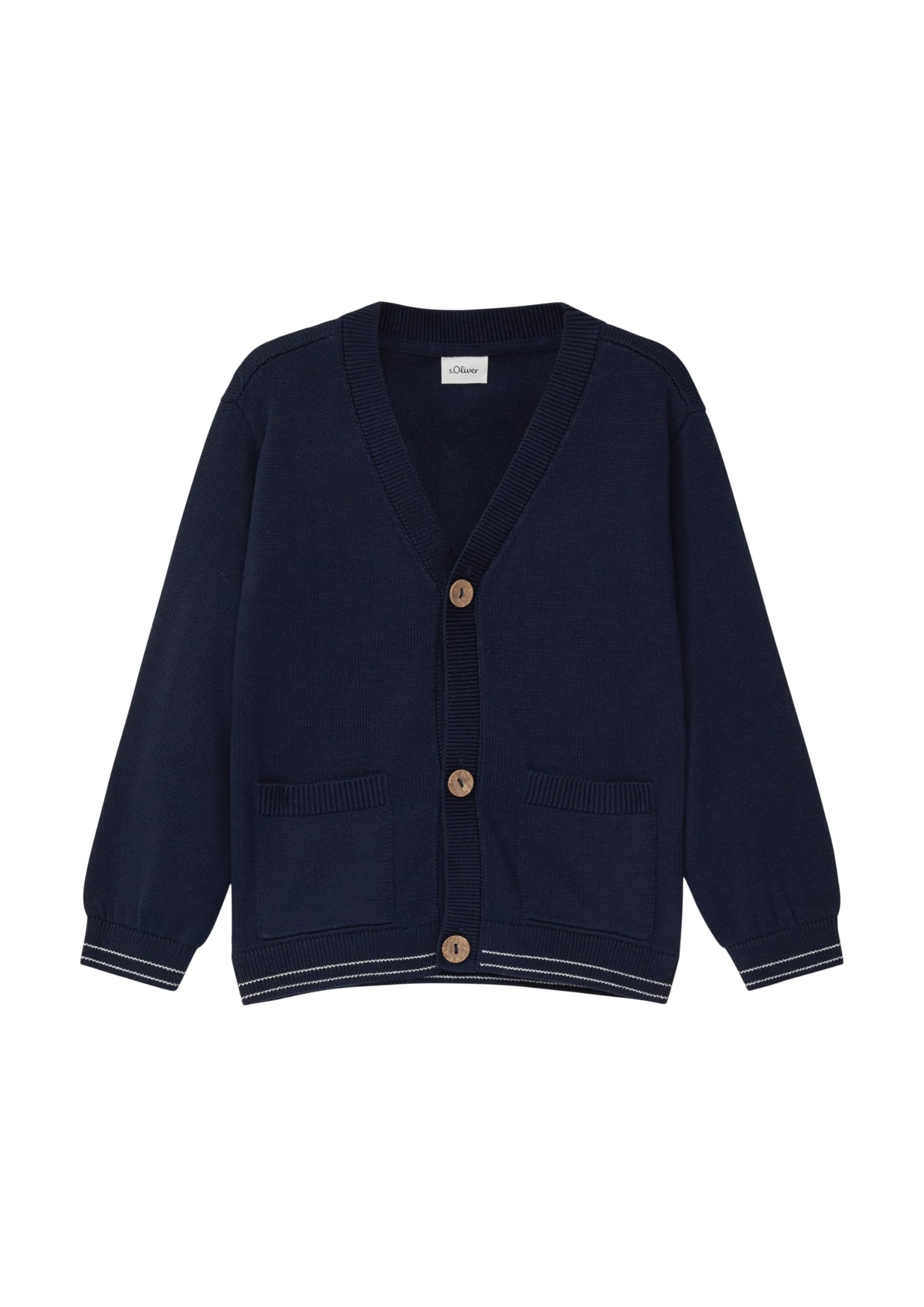 s.Oliver Strickjacke mit Kontraststreifen