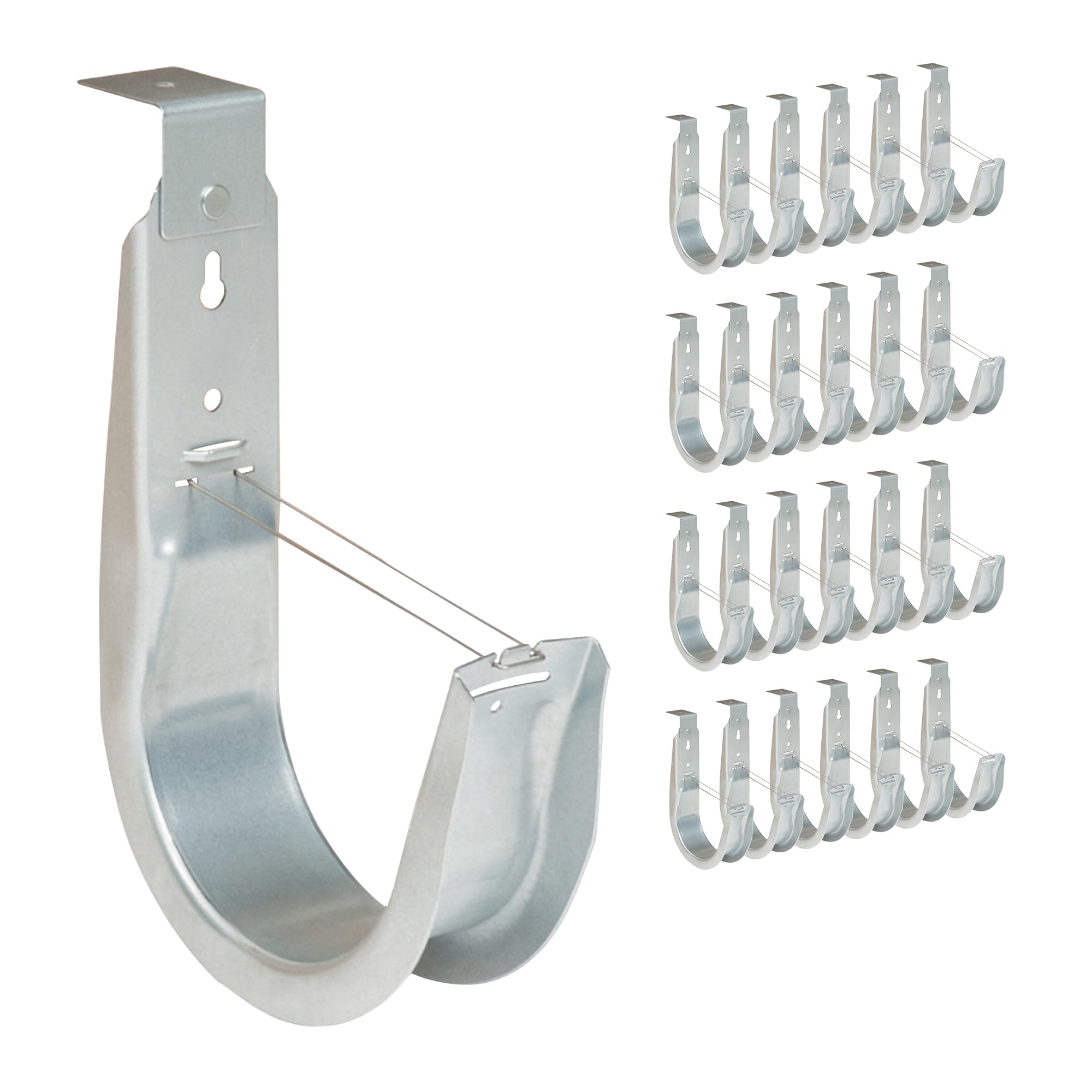 ICC 2-Inch Wall Mount J Hook Cable Management, Retainer Clips, 25-Pack — Amazon image 23