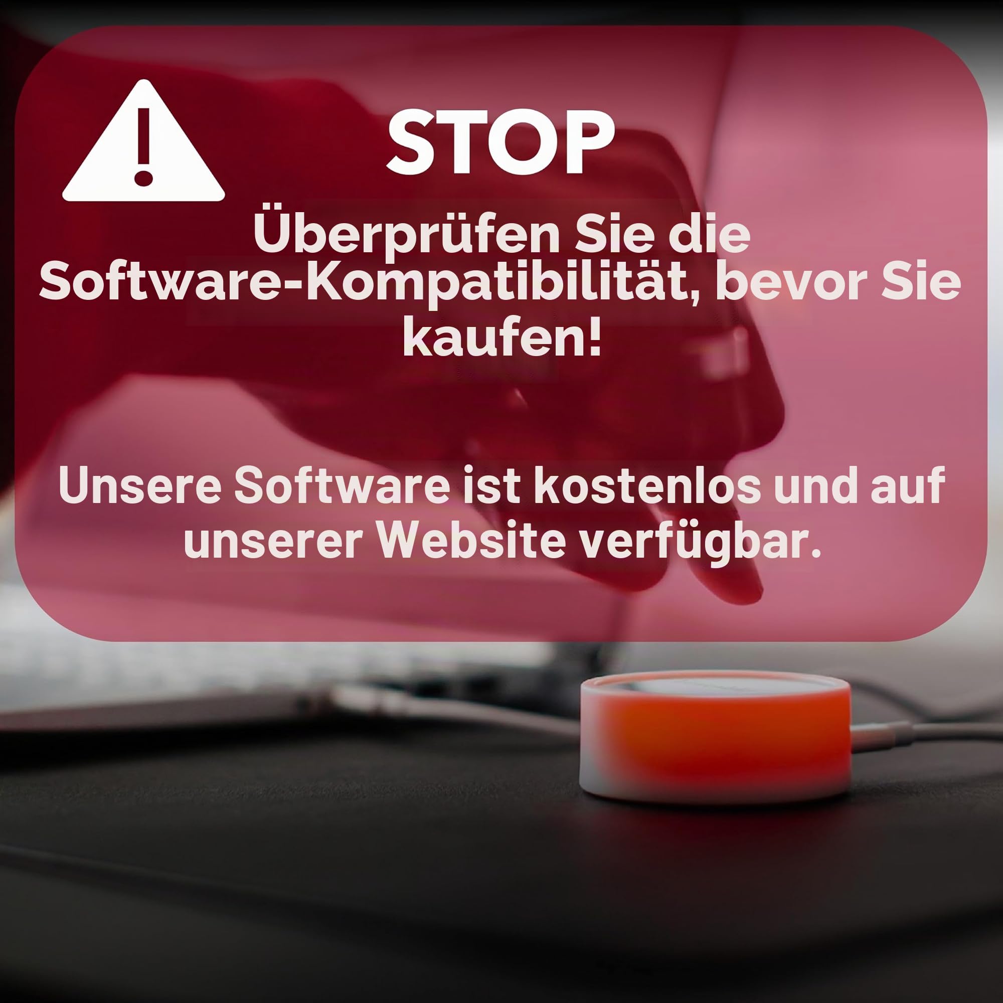 MuteMe, WebEx und mehr (wie bei Shark Tank), kompatibel mit Mac/PC. USB-Kabel und Adapter im Lieferumfang enthalten. Kostenloser Software-Download erforderlich.