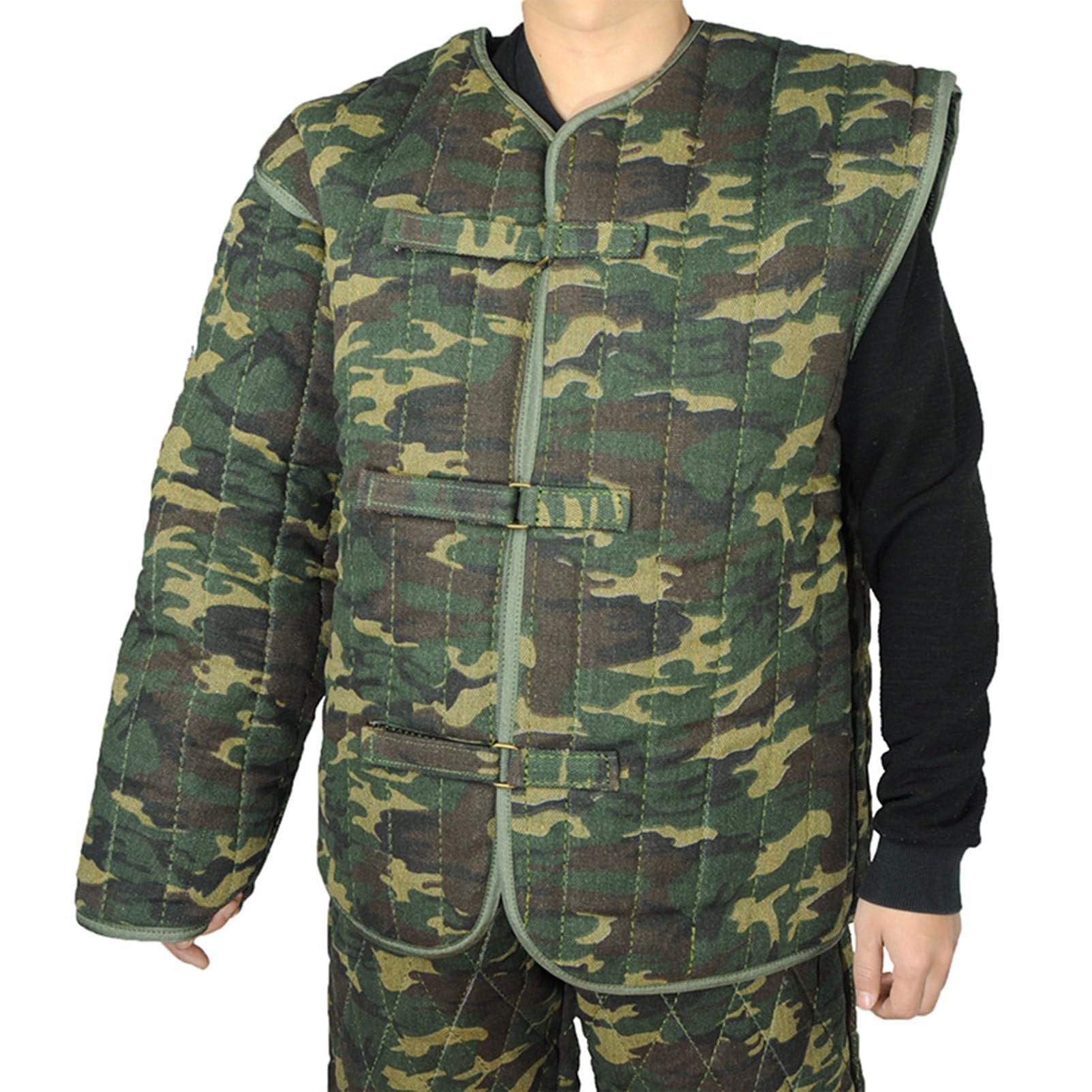 Ropa protectora para perros de adiestramiento, chaqueta de traje de adiestramiento para perros policía de gran tamaño, gruesa, antidesgarros, con mangas profesionales para perros