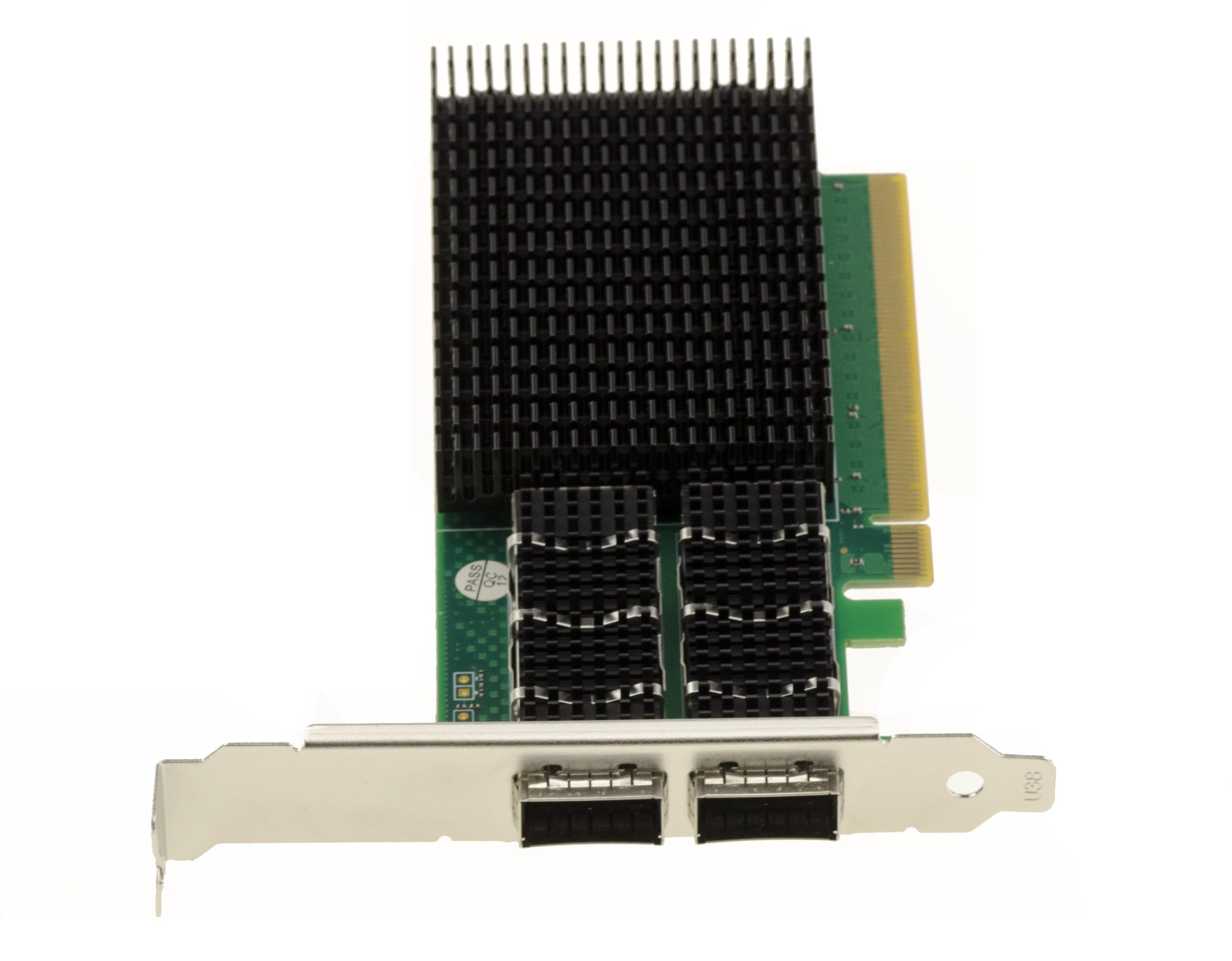 KALEA-INFORMATIQUE Karta kontrolera sieciowego PCIe Gen 4.0 PC Dual 100G QSFP56 2 porty. Chipset Mellanox ConnectX 6. Obsługa 100GbE 50GbE 40GbE 25GbE 10GbE