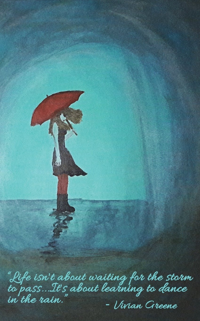 Dancing in the Rain - Lined Notebook with Margins - 5: 101 Pages, 5 x 8, College Ruled, Journal, Soft Cover