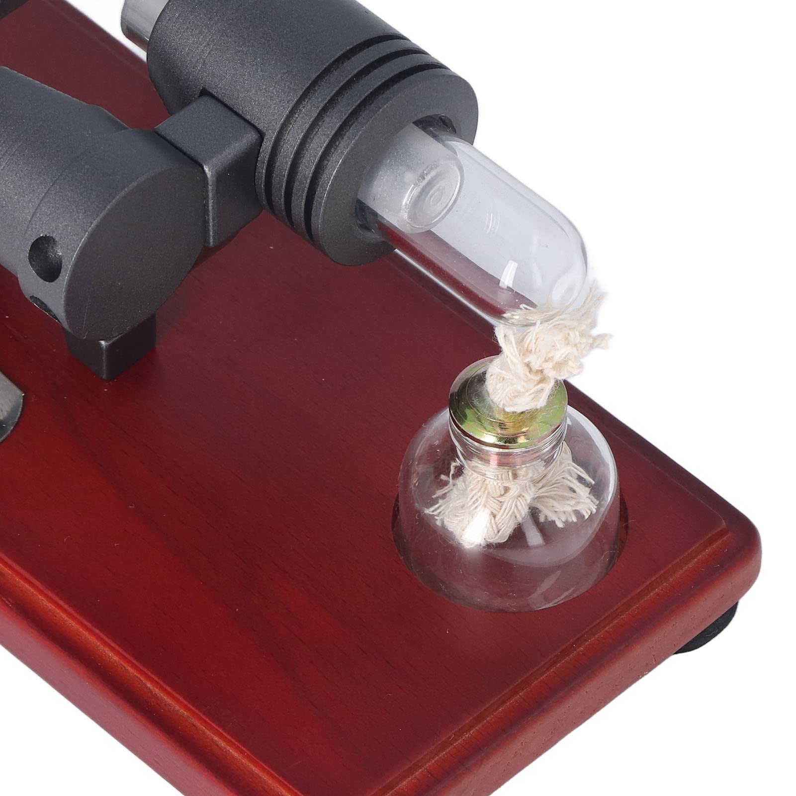 Qcwwy Modelo de Adorno de Generador de Motor Moderno, Gris, Base Antideslizante, Salida de 3 a 5 V, Modelo Físico, para Enseñanza de Física en el Aula, Demostraciones de Ciencias