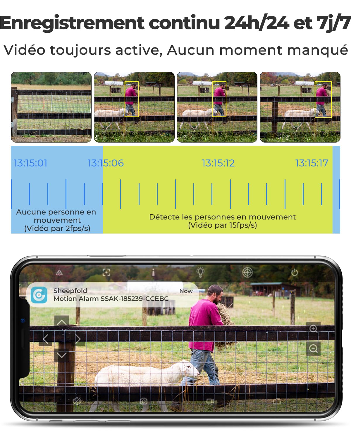 GENBOLT 4G AOV Caméra Surveillance Extérieur Solaire sans Fil Carte Sim