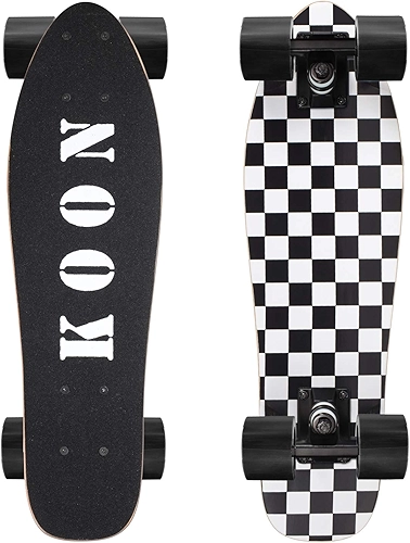 KO-ON Skates completos skates mini cruiser de 55 cm para iniciantes, crianças, meninos e meninas