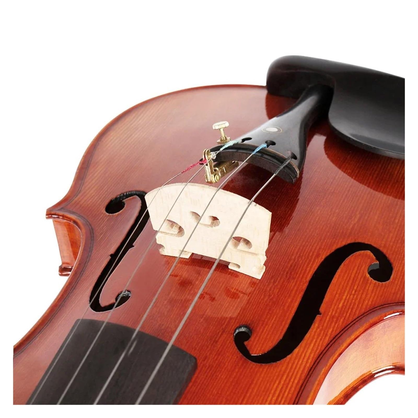 Violino adulto 4/4 pannello abete rosso colonna sonora originale con sintonizzatore e altri accessori (Set 2)