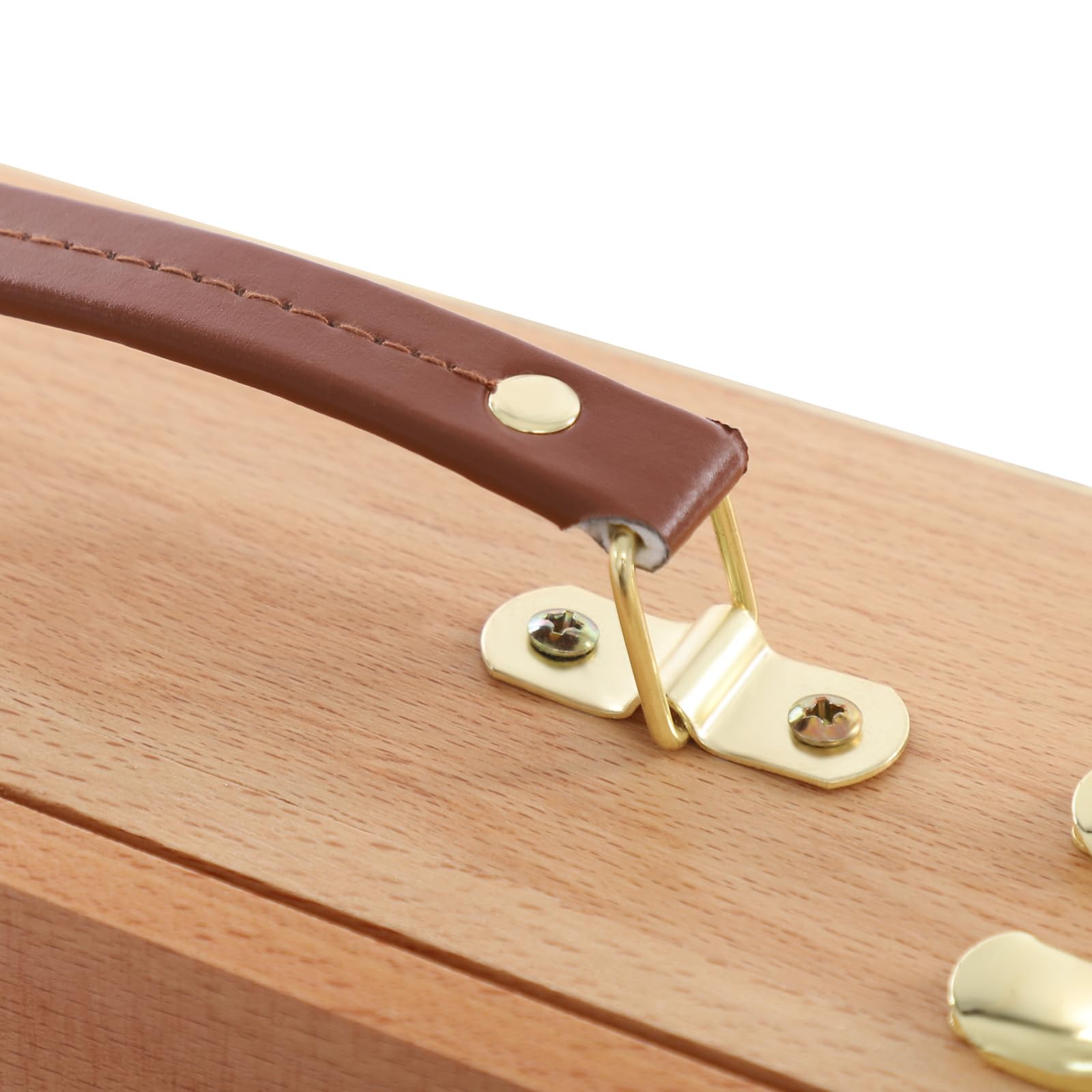 Caballete de mesa con 3 cajones, caballete ajustable de madera de haya, caballete portátil para maleta para pintar y dibujar