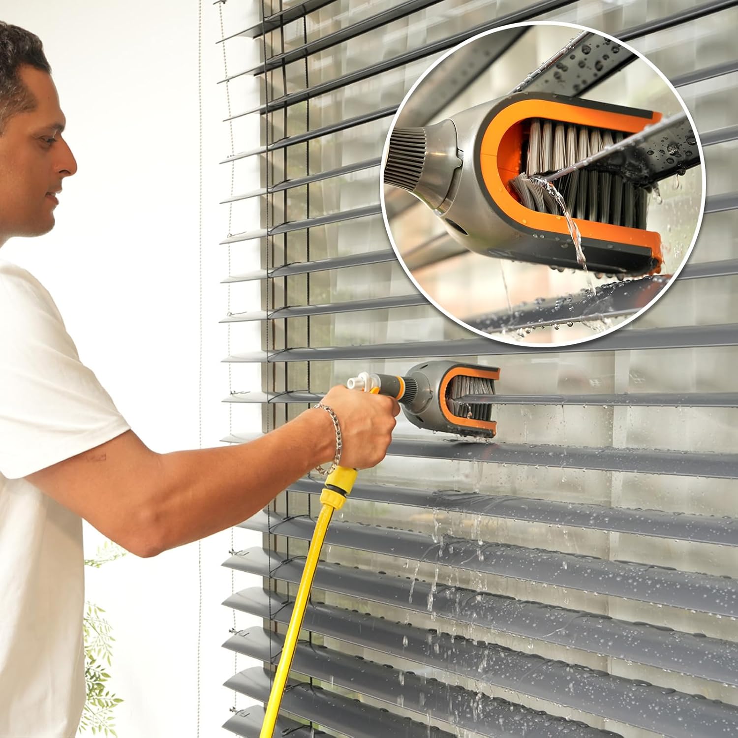 2 in 1 Blind Brush, Blind Cleaner Duster Tool for Shutters