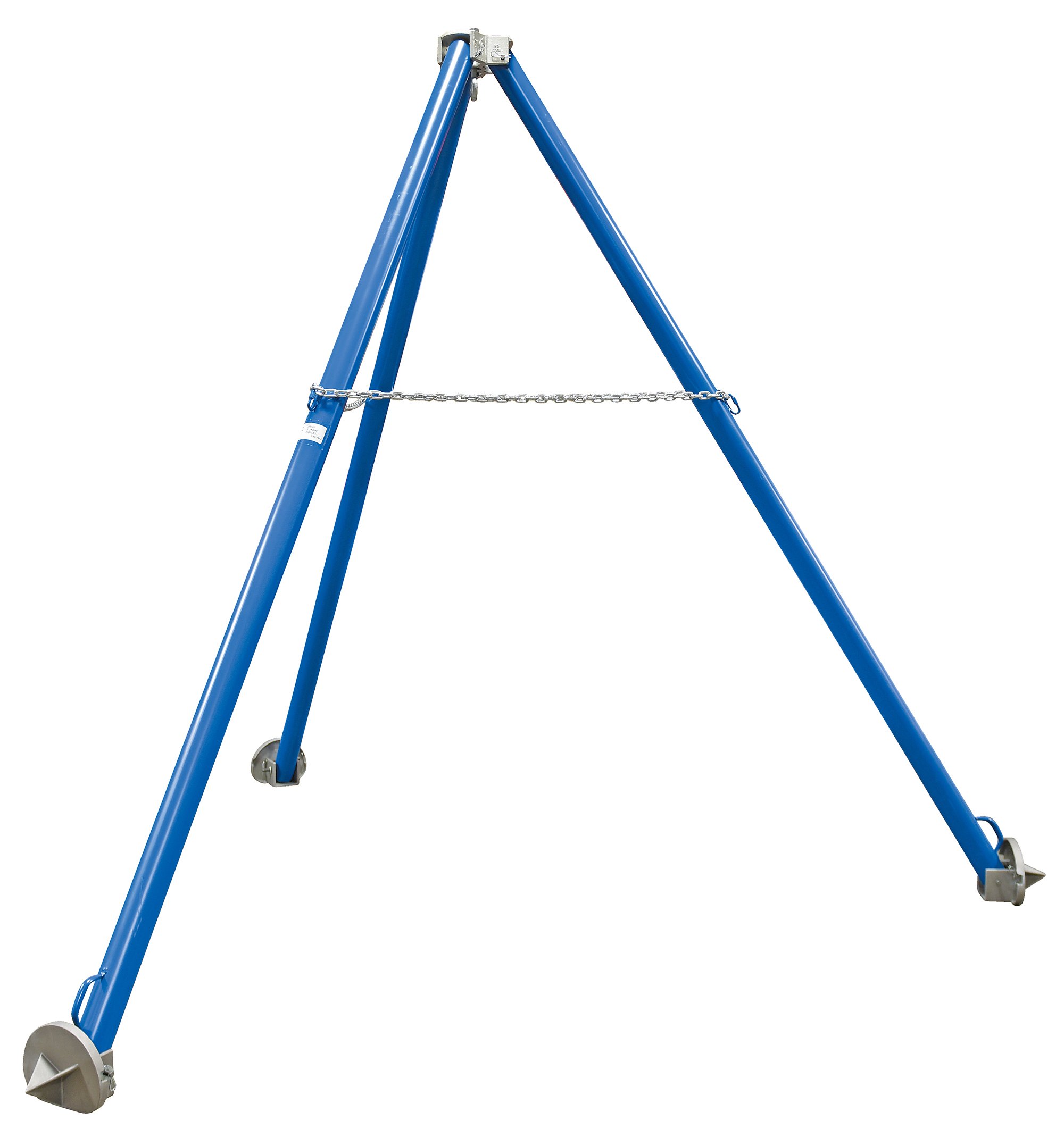 Vestil TRI-SF Steel Tripod Stand with Fixed Legs overall LxWxH in 100-7 8 x 100-7 8 x 117-3