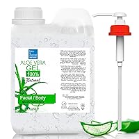 Gel di Aloe Vera Puro 100%, Foglio Fresco Coltivato Ecologico delle Canarie