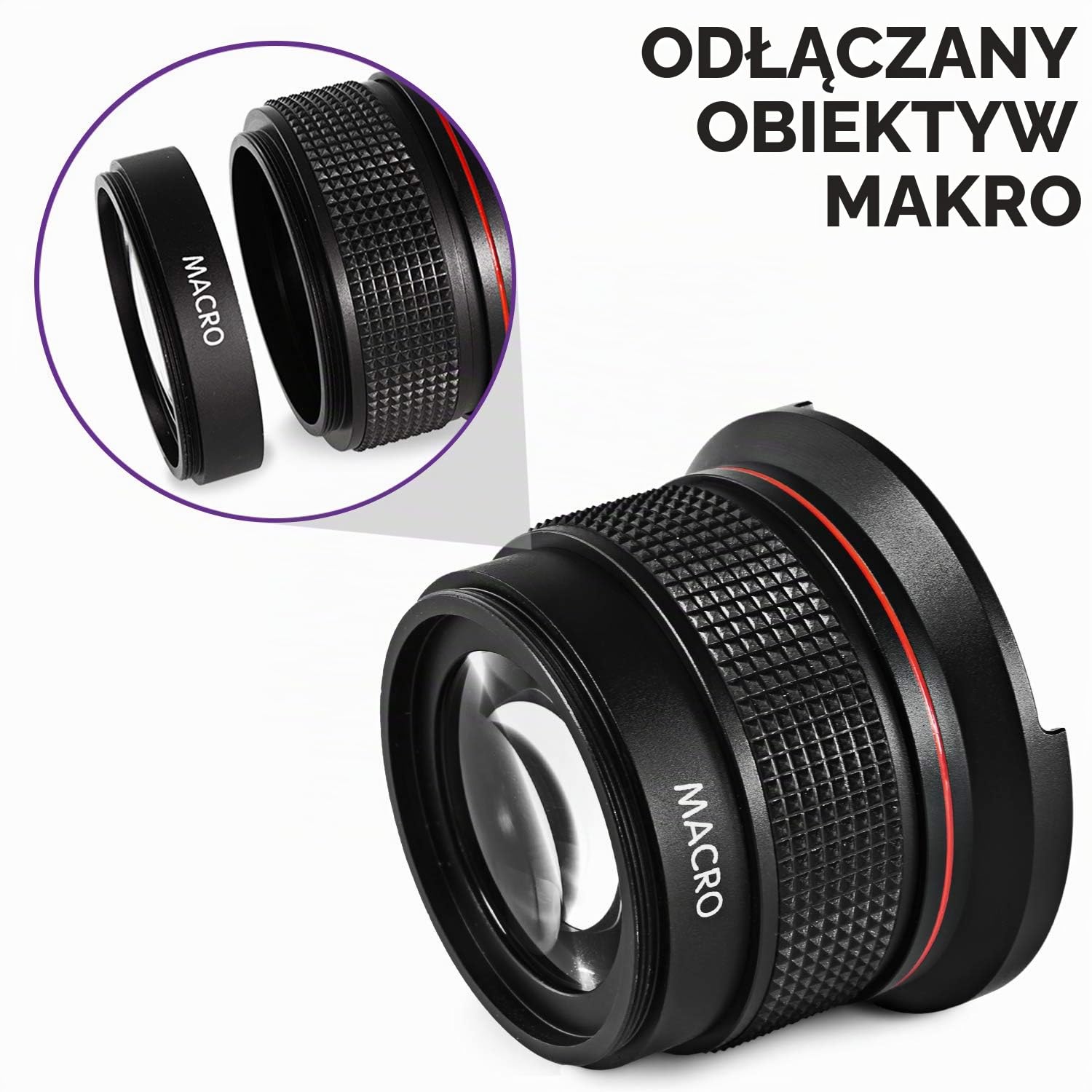 Altura Szerokokątny obiektyw 58 mm 0,35 x 0,35 mm z porcją makro