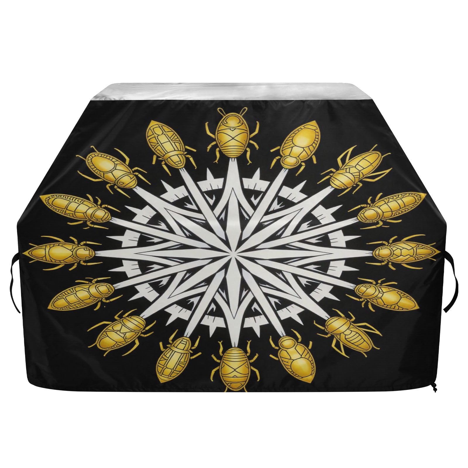 Fundas para ahumadores de 65 pulgadas, resistentes y anti-UV para exteriores, cubiertas de insectos estrellados