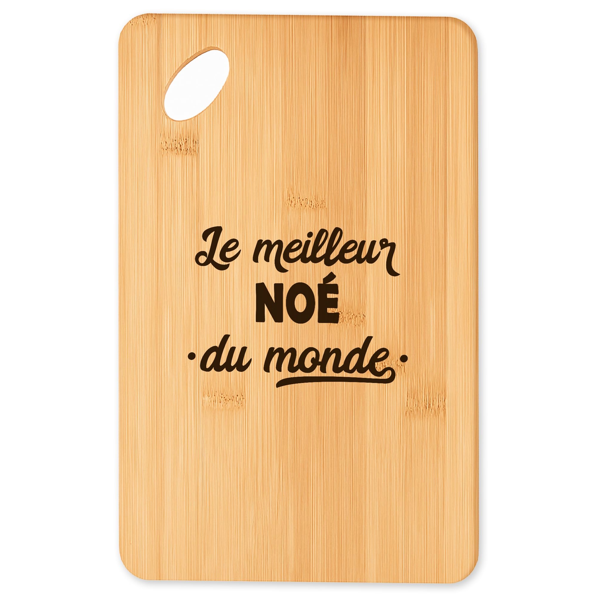Planche à découper et plateau apéro en bambou Super Noe 2 pour vos soirées barbecue