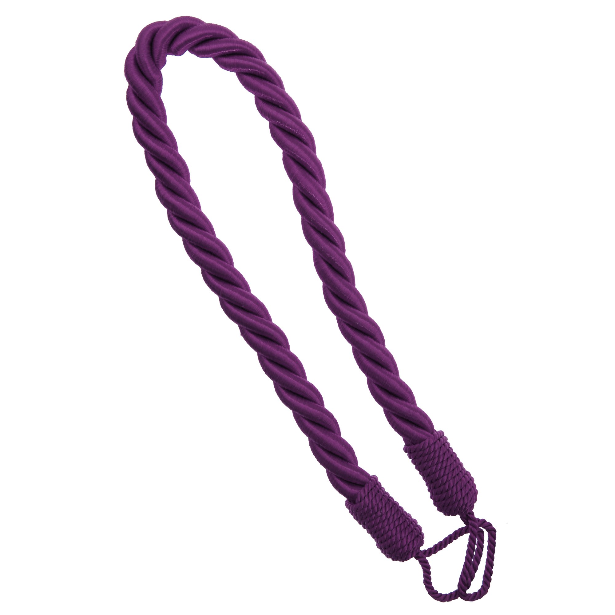 Emma Barclay Aubergine Knightsbridge Tieback In - 60Cm Total Length