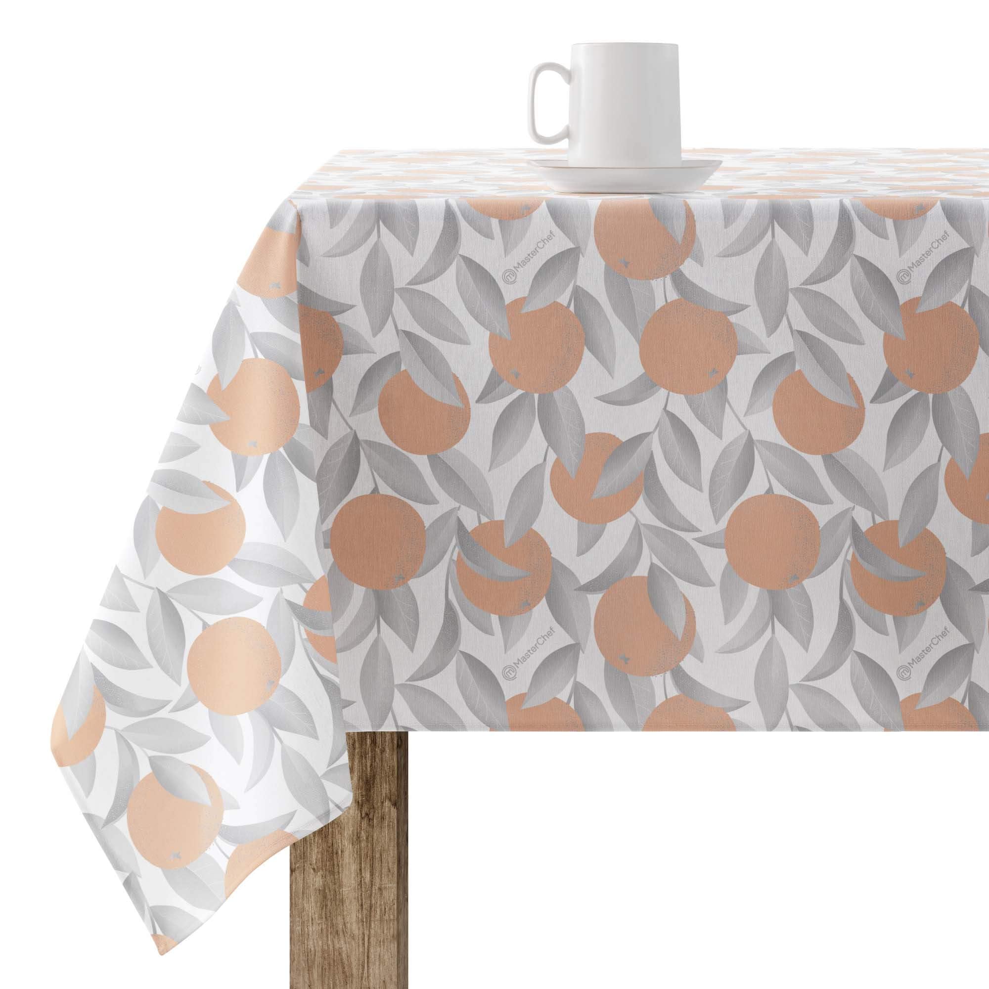 BELUM Nappe en résine anti-taches Masterchef Taille : 300 x 140 cm Modèle : 0400-30 Tissu : 100% coton - Nappe non-toile cirée toucher coton très doux - Nappe imperméable à l'eau répulsif liquide